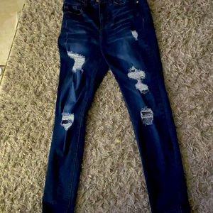 Ripped blue jeans from Tinseltown